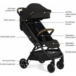 Nuna Lightweight Strollers*- Trvl With Travel Bag Stroller, Ocean