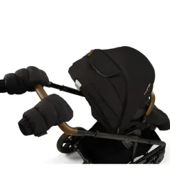 Nuna Cold Weather Accessories*- Winter Stroller Set, Footmuff and Gloves - Caviar