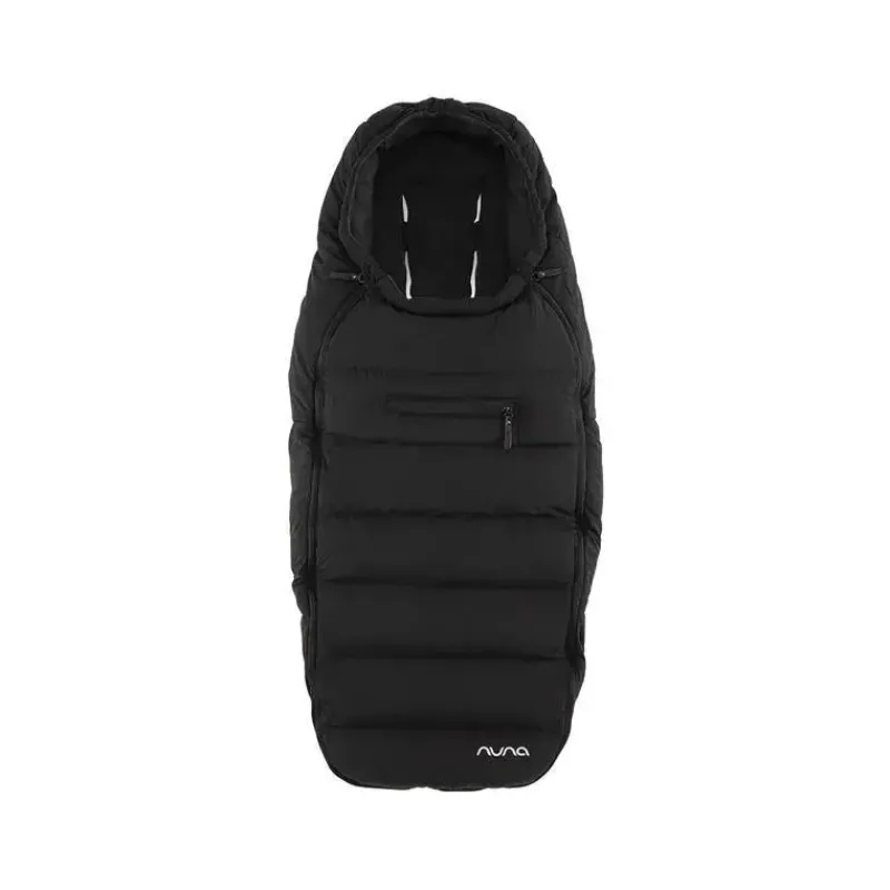 Nuna Cold Weather Accessories*- Winter Stroller Set, Footmuff and Gloves - Caviar