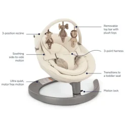 Nuna Bouncers, Swings & Rockers*- Leaf Grow Bouncer, Cloud