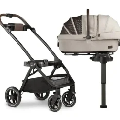 Nuna Pet Stroller*Pet - Maeve & Roscoe 3-In-1 Pet Protection System, Medium Rigid Fawn
