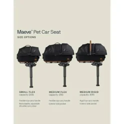 Nuna Pet Stroller*Pet - Maeve & Roscoe 3-In-1 Pet Protection System, Small Flex Brindle