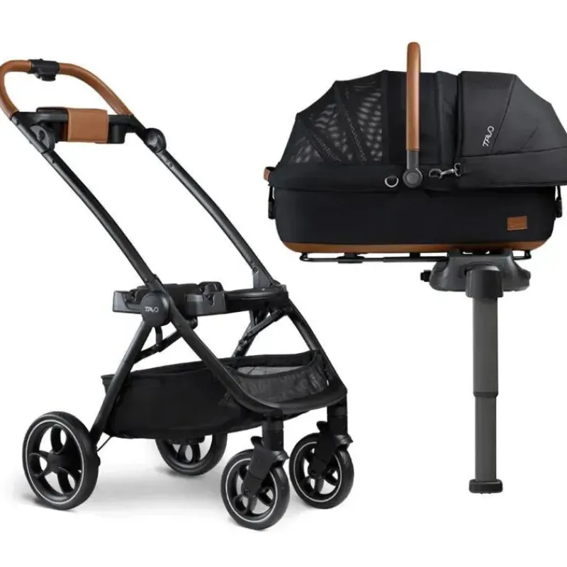 Nuna Pet Stroller*Pet - Maeve & Roscoe 3-In-1 Pet Protection System, Medium Rigid Onyx