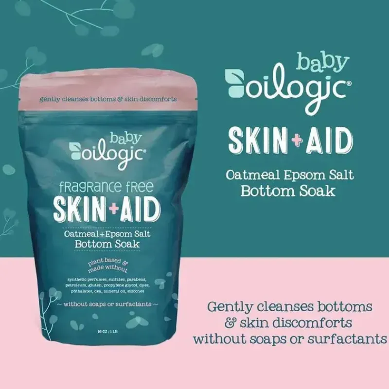 Oilogic Baby Skin Treatments|Cough & Cold*Oilogic - Baby Essentials Oatmeal Epsom Salt Bath Soak, Skin & Aid
