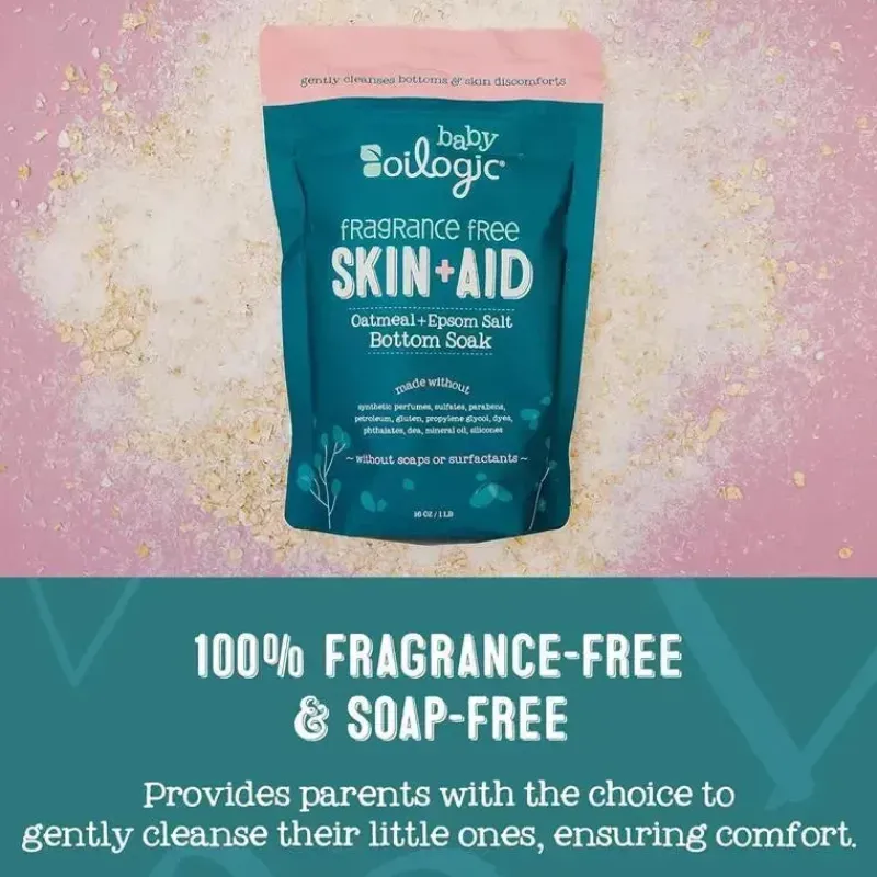 Oilogic Baby Skin Treatments|Cough & Cold*Oilogic - Baby Essentials Oatmeal Epsom Salt Bath Soak, Skin & Aid