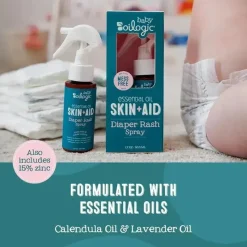Oilogic Baby Skin Treatments|Cough & Cold*Oilogic - Diaper Rash Spray for Baby, 1.7oz
