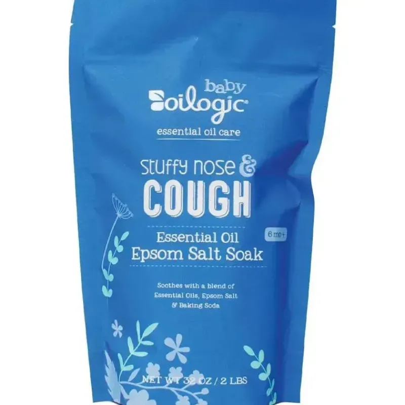 Oilogic Baby Cough & Cold*Oilogic - Epsom Soak Stuffy Nose, 32 Ounces