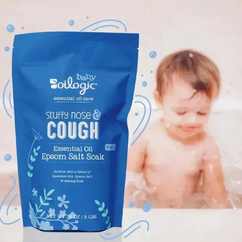Oilogic Baby Cough & Cold*Oilogic - Epsom Soak Stuffy Nose, 32 Ounces