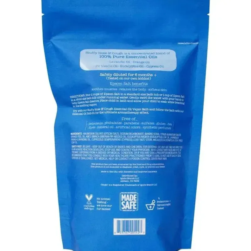 Oilogic Baby Cough & Cold*Oilogic - Epsom Soak Stuffy Nose, 32 Ounces