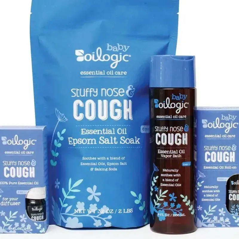 Oilogic Baby Cough & Cold*Oilogic - Epsom Soak Stuffy Nose, 32 Ounces