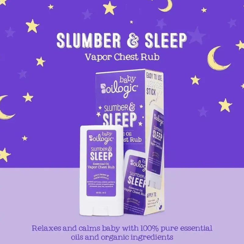 Oilogic Baby Cough & Cold*Oilogic - Relaxing Vapor Chest Rub Stick, Slumber & Sleep
