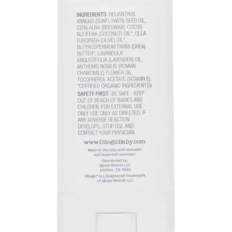 Oilogic Baby Cough & Cold*Oilogic - Relaxing Vapor Chest Rub Stick, Slumber & Sleep