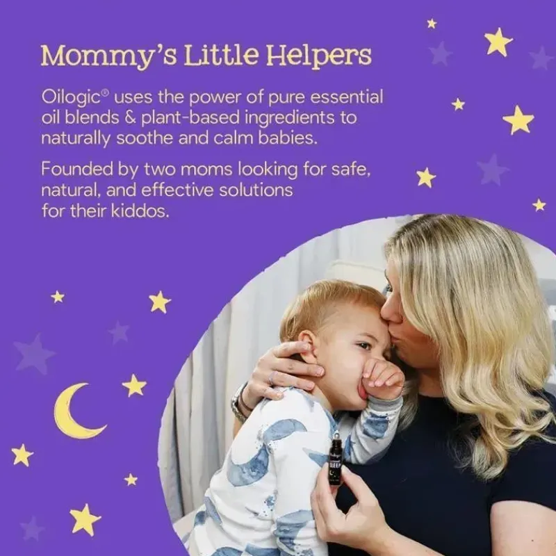 Oilogic Baby Shampoo & Conditioner*- Slumber & Sleep Essential Oil Vapor Bath Relief for Babies & Toddlers
