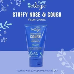 Oilogic Baby Cough & Cold*- Soothing Vapor Cream, Stuffy Nose & Cough