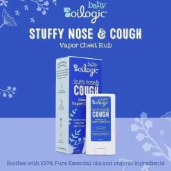 Oilogic Baby Cough & Cold*- Soothing Vapor Chest Rub, Stuffy Nose & Cough