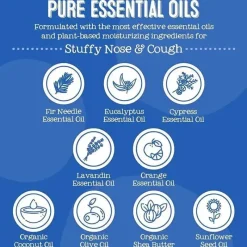 Oilogic Baby Cough & Cold*- Soothing Vapor Chest Rub, Stuffy Nose & Cough