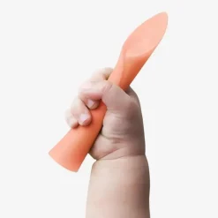 Ola Baby Utensils & Accessories|Dishes, Utensils & Food Containers*- 100% Silicone Soft-Tip Training Spoon for Baby Led Weaning, 2pack, Coral/Lilac