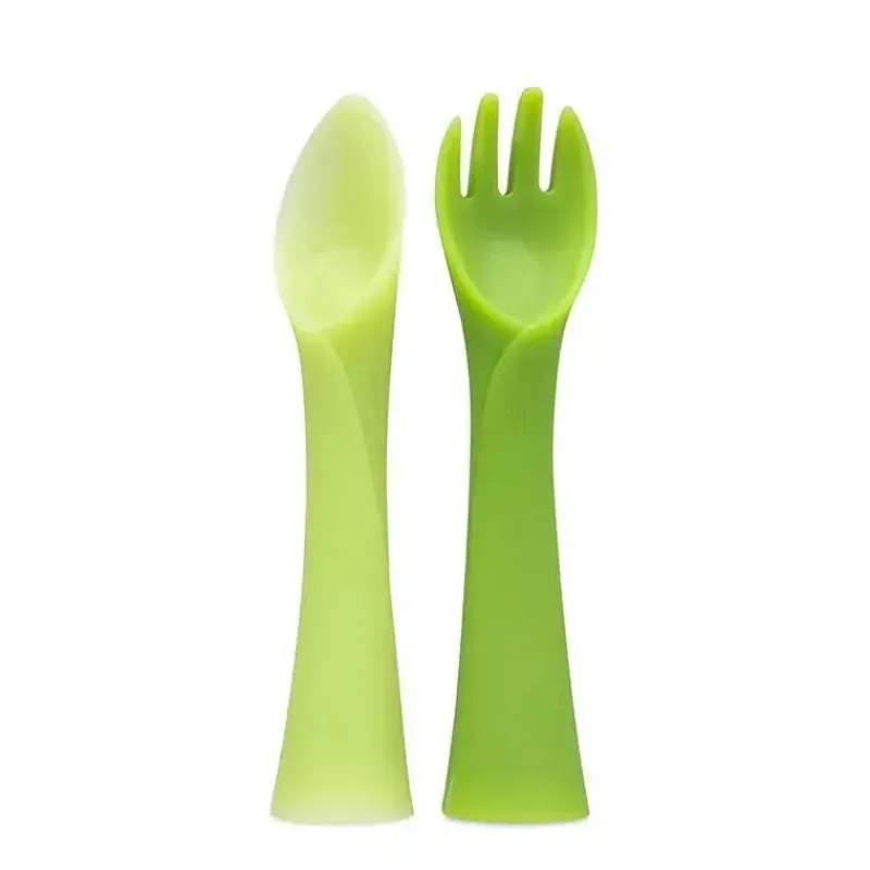 Ola Baby Utensils & Accessories|Dishes, Utensils & Food Containers*- 2Pk Training Fork + Spoon Set, Green