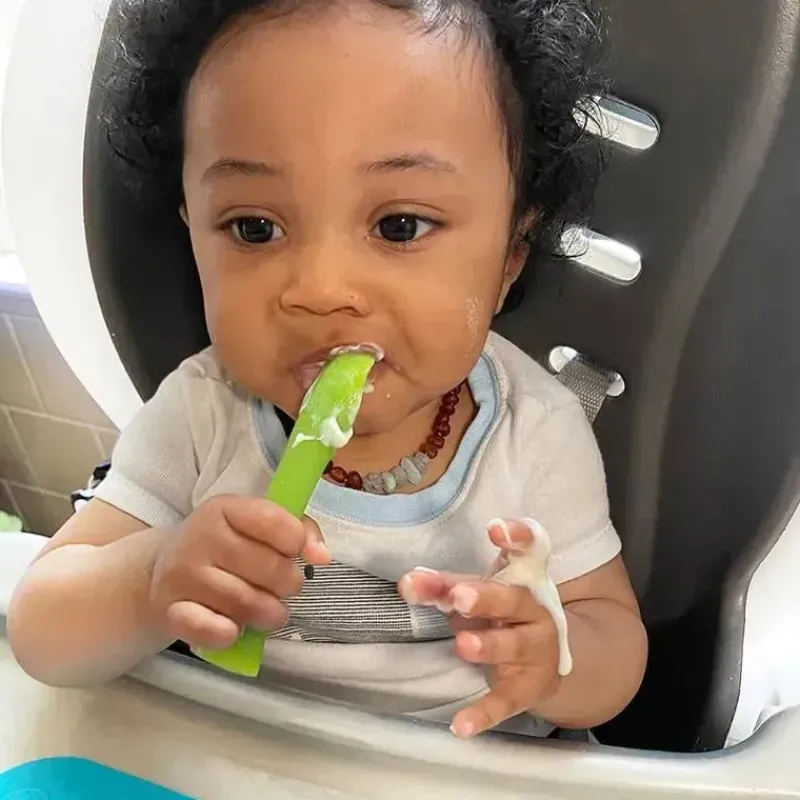 Ola Baby Utensils & Accessories|Dishes, Utensils & Food Containers*- 2Pk Training Fork + Spoon Set, Green