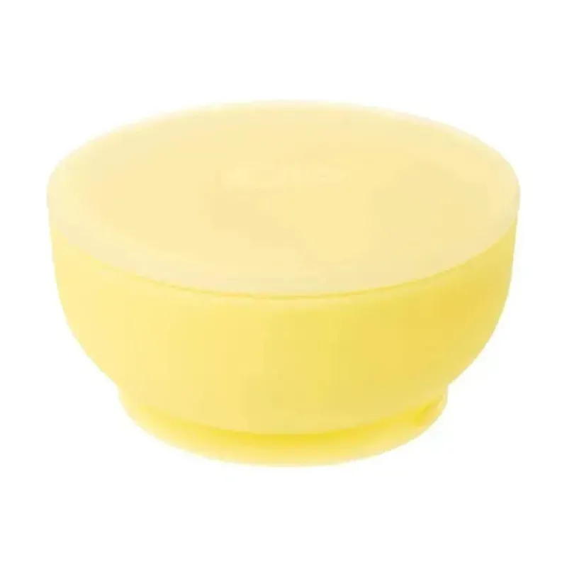 Ola Baby Plates & Bowls|Dishes, Utensils & Food Containers*- Suction Bowl With Lid, Lemon