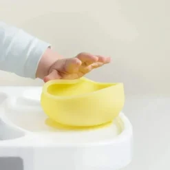 Ola Baby Plates & Bowls|Dishes, Utensils & Food Containers*- Suction Bowl With Lid, Lemon