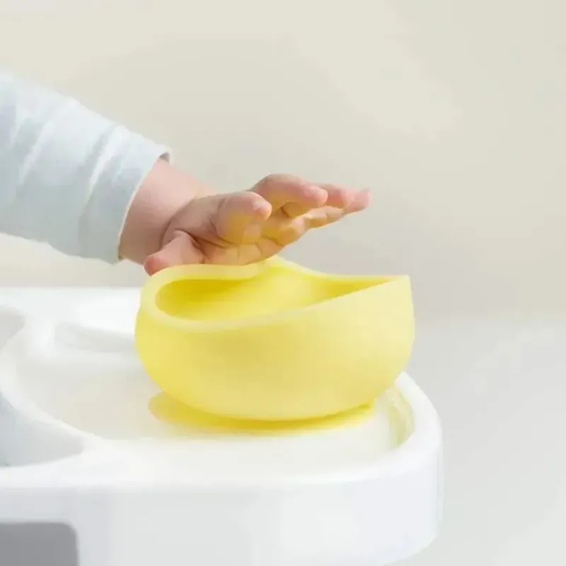 Ola Baby Plates & Bowls|Dishes, Utensils & Food Containers*- Suction Bowl With Lid, Lemon