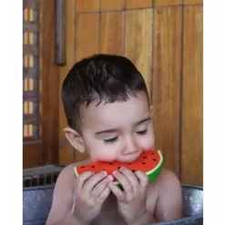 Oli u0026 Carol Rattles & Teethers|Toys For 0-12 Months*Oli & Carol - Chewable Toy, Wally The Watermelon