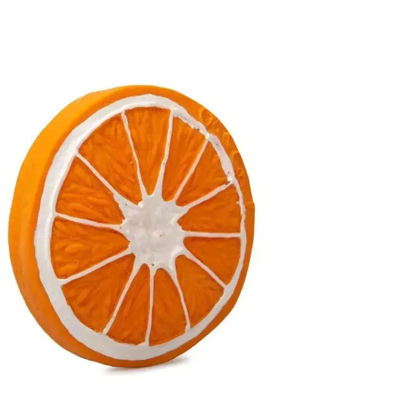Oli u0026 Carol Rattles & Teethers|Toys For 0-12 Months*Oli & Carol - Chewable Toy, Clementino The Orange