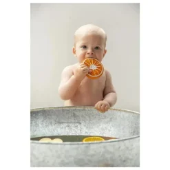 Oli u0026 Carol Rattles & Teethers|Toys For 0-12 Months*Oli & Carol - Chewable Toy, Clementino The Orange