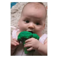Oli u0026 Carol Rattles & Teethers|Toys For 0-12 Months*Oli & Carol - Chewable Toy, Brucy The Broccoli