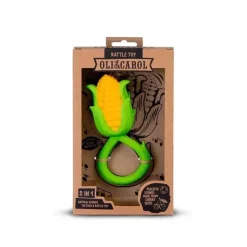 Oli u0026 Carol Rattles & Teethers|Gift For Baby*Oli & Carol - Corn Rattle Toy
