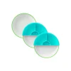 OmieBox Plates & Bowls|Dishes, Utensils & Food Containers*Omie - Toddler Plate With Divider, Green | 3 plates & 2 dividers