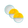 OmieBox Plates & Bowls|Dishes, Utensils & Food Containers*Omie - Toddler Plate With Divider, Blue | 3 plates & 2 dividers