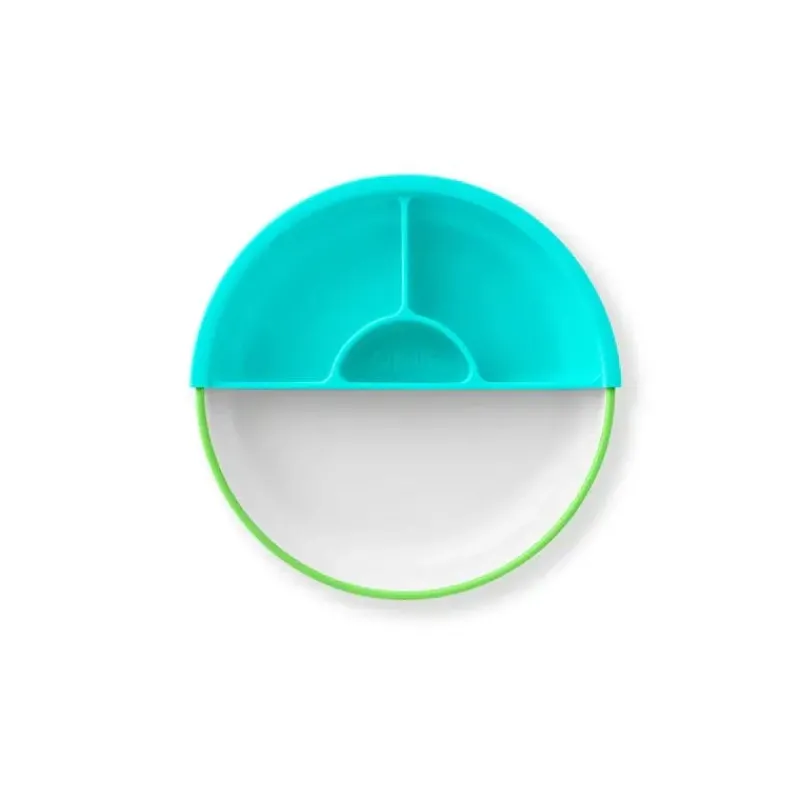 OmieBox Plates & Bowls|Dishes, Utensils & Food Containers*Omie - Toddler Plate With Divider, Green