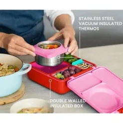 OmieBox Utensils & Accessories|Dishes, Utensils & Food Containers*- Divider Teal, Pink Berry