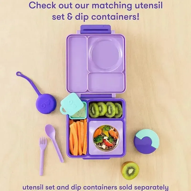 OmieBox Utensils & Accessories|Dishes, Utensils & Food Containers*- Divider Teal, Purple Plum
