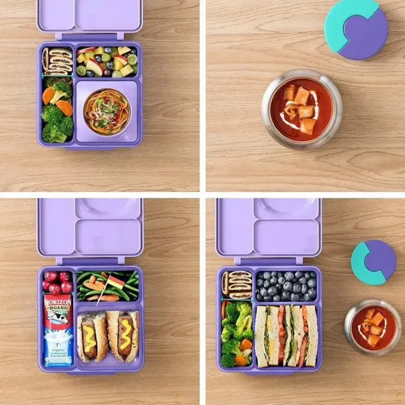 OmieBox Utensils & Accessories|Dishes, Utensils & Food Containers*- Divider Teal, Purple Plum