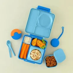 OmieBox Food Jars & Snack Cups|Dishes, Utensils & Food Containers*- Food Storage Containers with Lid Blue
