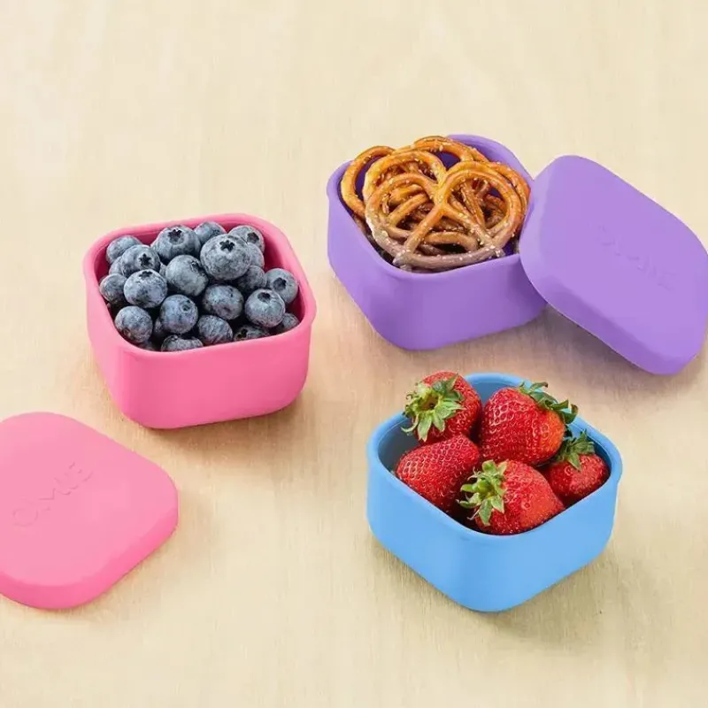 OmieBox Food Jars & Snack Cups|Dishes, Utensils & Food Containers*- Food Storage Containers with Lid, Purple