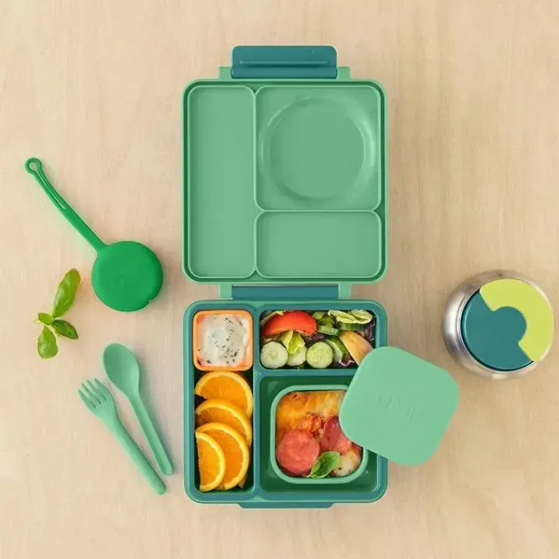 OmieBox Food Jars & Snack Cups|Dishes, Utensils & Food Containers*- Food Storage Containers with Lid, Green
