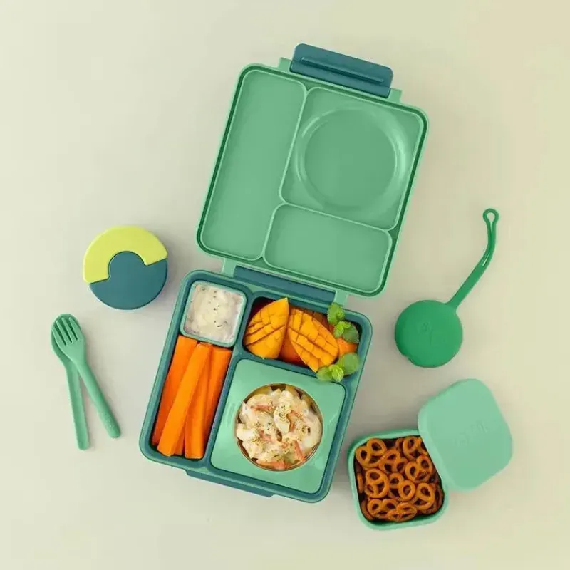 OmieBox Food Jars & Snack Cups|Dishes, Utensils & Food Containers*- Food Storage Containers with Lid, Green