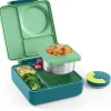 OmieBox Lunch Box|Dishes, Utensils & Food Containers*- Insulated Bento Box with Leak Proof Thermos Food Jar, Meadow