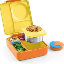 OmieBox Lunch Boxes & Bags|Lunch Box*- Insulated Bento Box with Leak Proof Thermos Food Jar, Sunshine