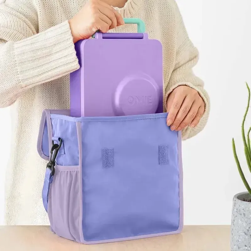 OmieBox Lunch Boxes & Bags|Lunch Box*- Omie Insulated Nylon Lunch Tote, Purple