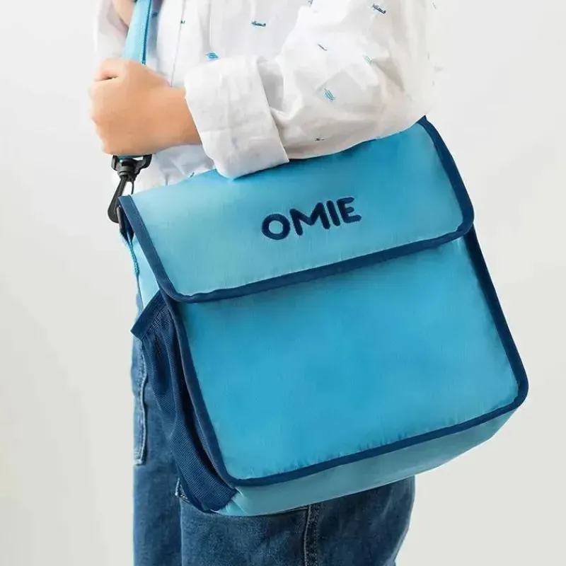 OmieBox Lunch Boxes & Bags|Lunch Box*- Omie Insulated Nylon Lunch Tote, Blue