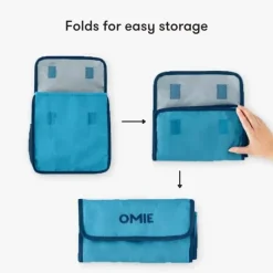 OmieBox Lunch Boxes & Bags|Lunch Box*- Omie Insulated Nylon Lunch Tote, Blue
