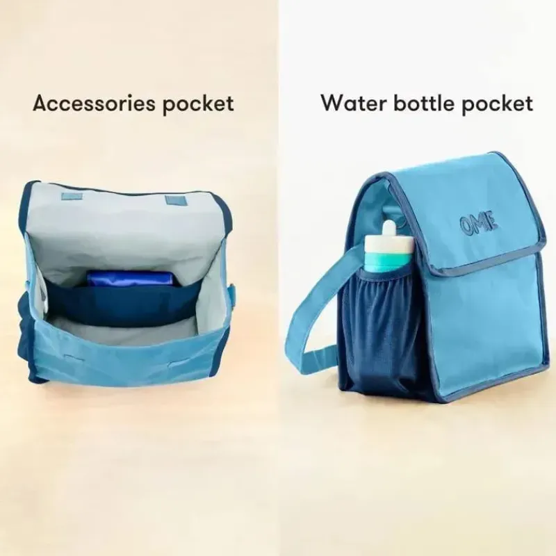 OmieBox Lunch Boxes & Bags|Lunch Box*- Omie Insulated Nylon Lunch Tote, Blue