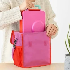 OmieBox Lunch Boxes & Bags|Lunch Box*- Omie Insulated Nylon Lunch Tote, Pink