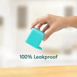 OmieBox Food Jars & Snack Cups|Dishes, Utensils & Food Containers*- 2Pk Leakproof Dips Containers To Go, Pink/Teal