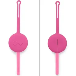 OmieBox Utensils & Accessories|Dishes, Utensils & Food Containers*- 2Pk Plastic Reusable Fork & Spoon Silverware, Bubble Pink